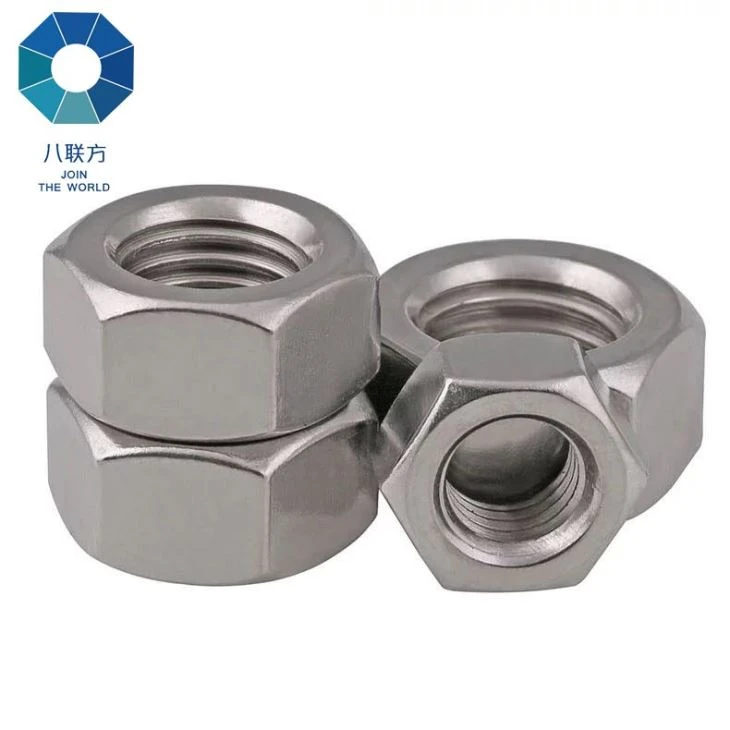 DIN934 Stainless Steel Customized Plain Hex Nut